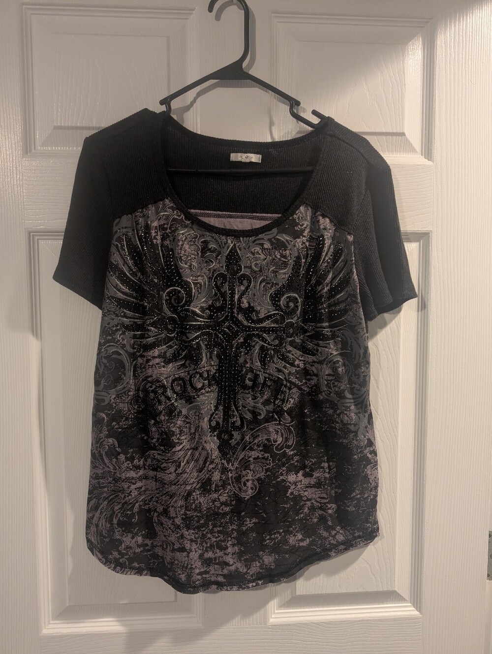 Women’s Black & Gray Graphic Tee(Pick Any 2 Items-Pay For One)
